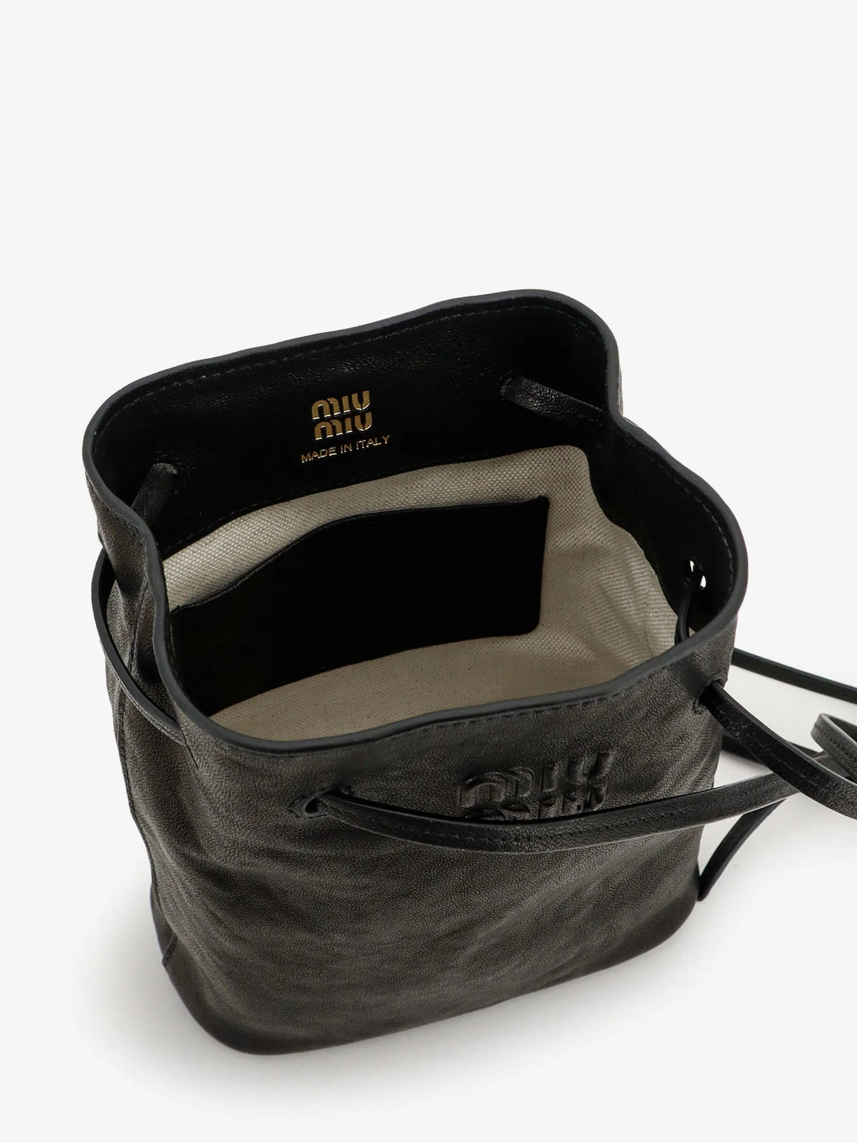 Leather mini crossbody bag