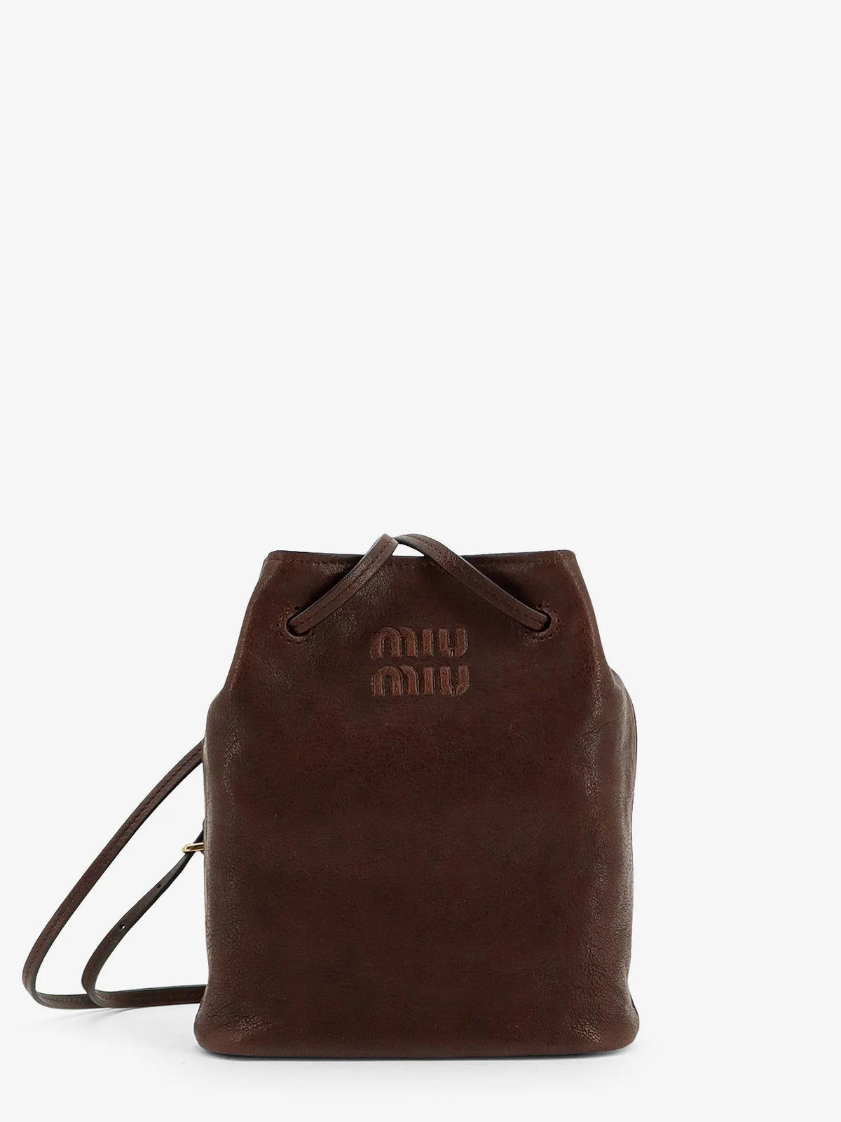 Leather mini crossbody bag