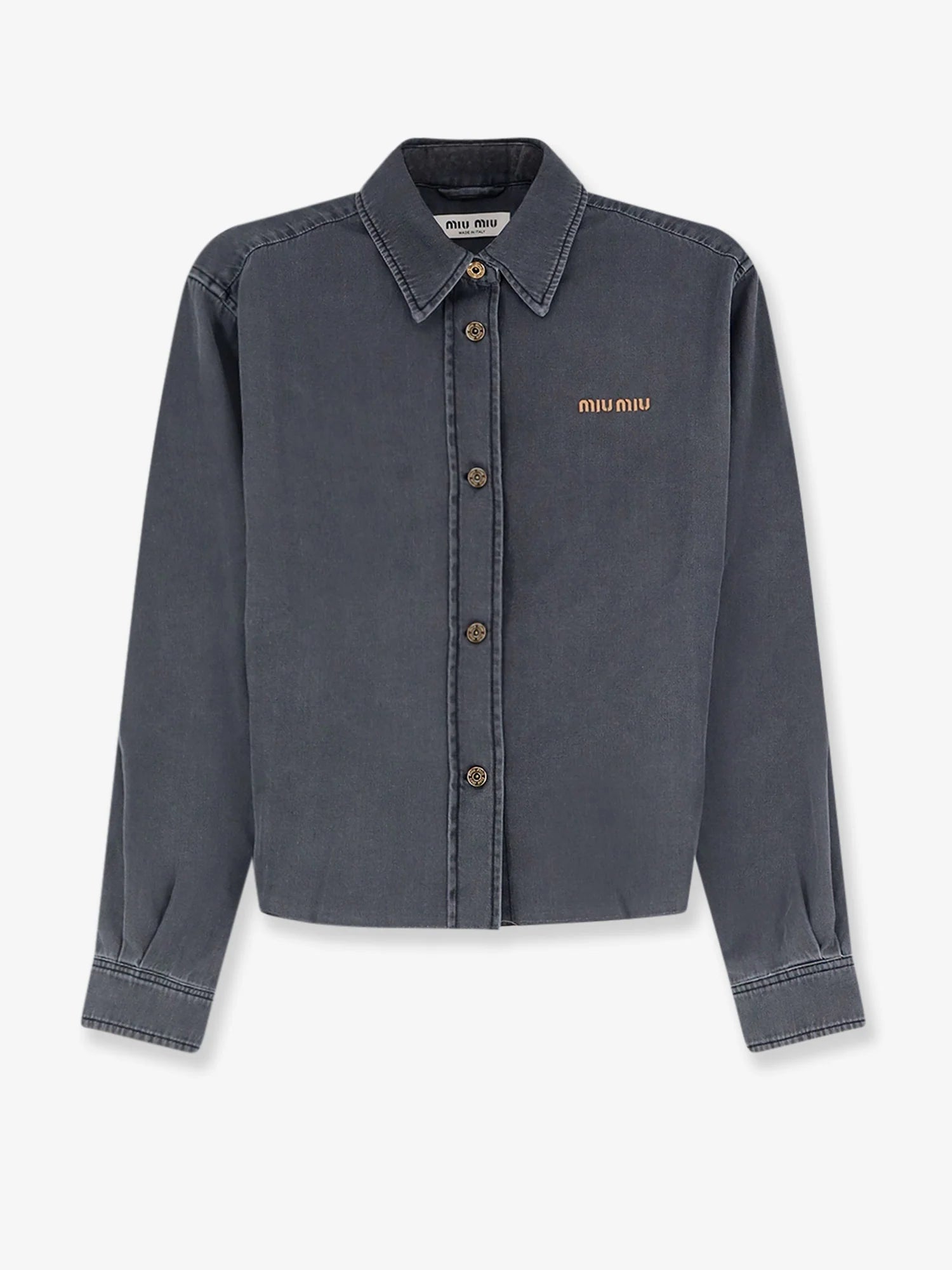 Grey Light Denim Shirt