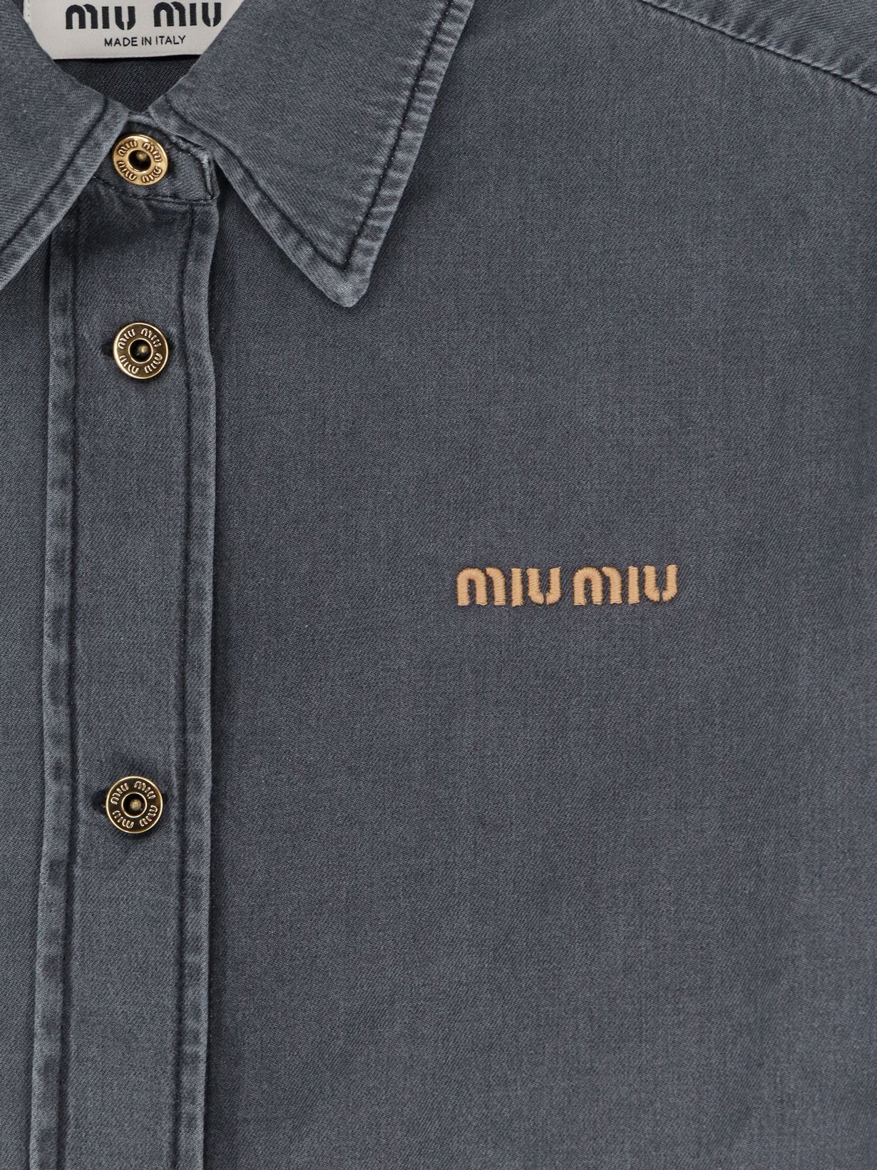 Grey Light Denim Shirt
