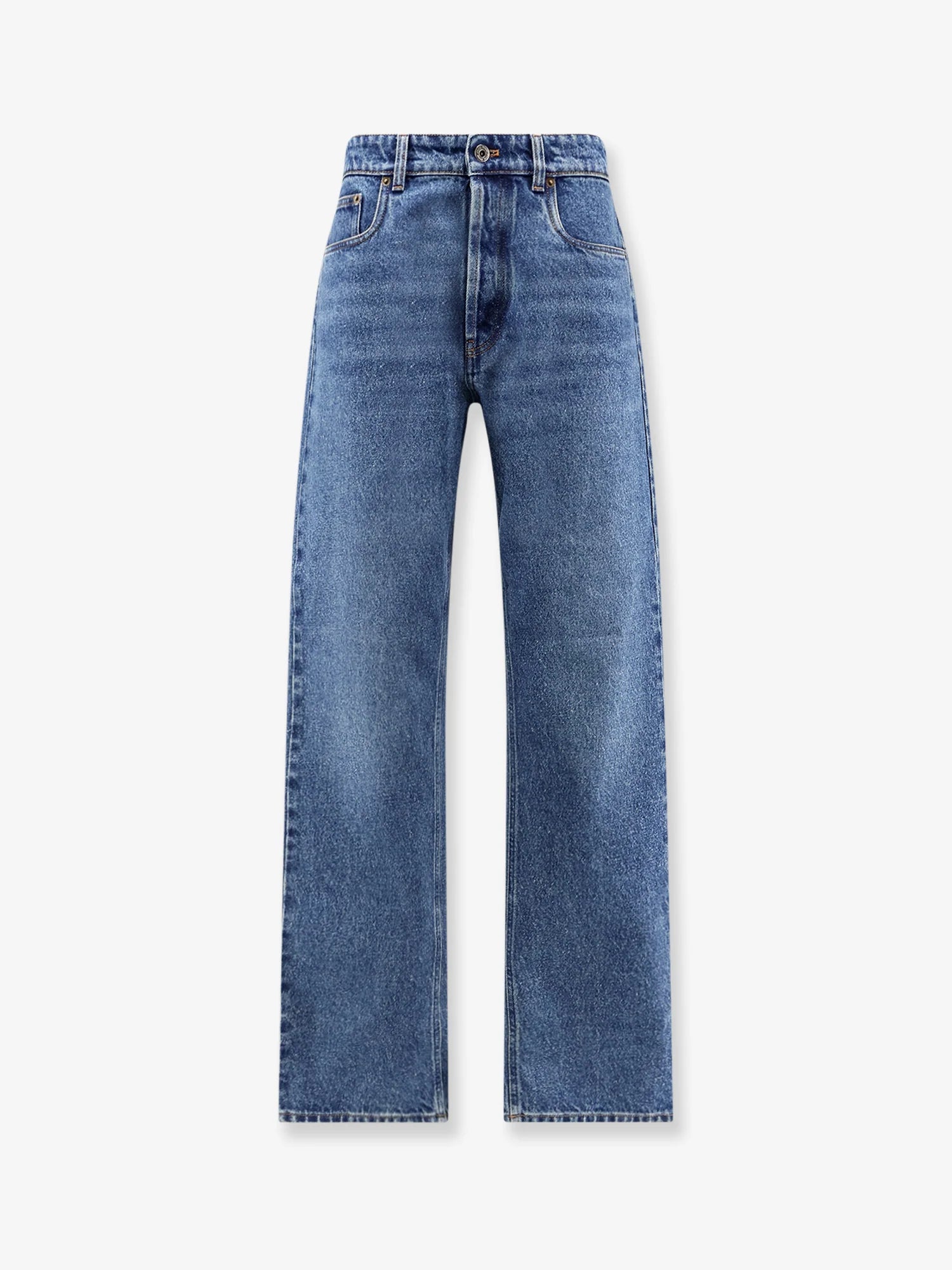 Blue denim jeans