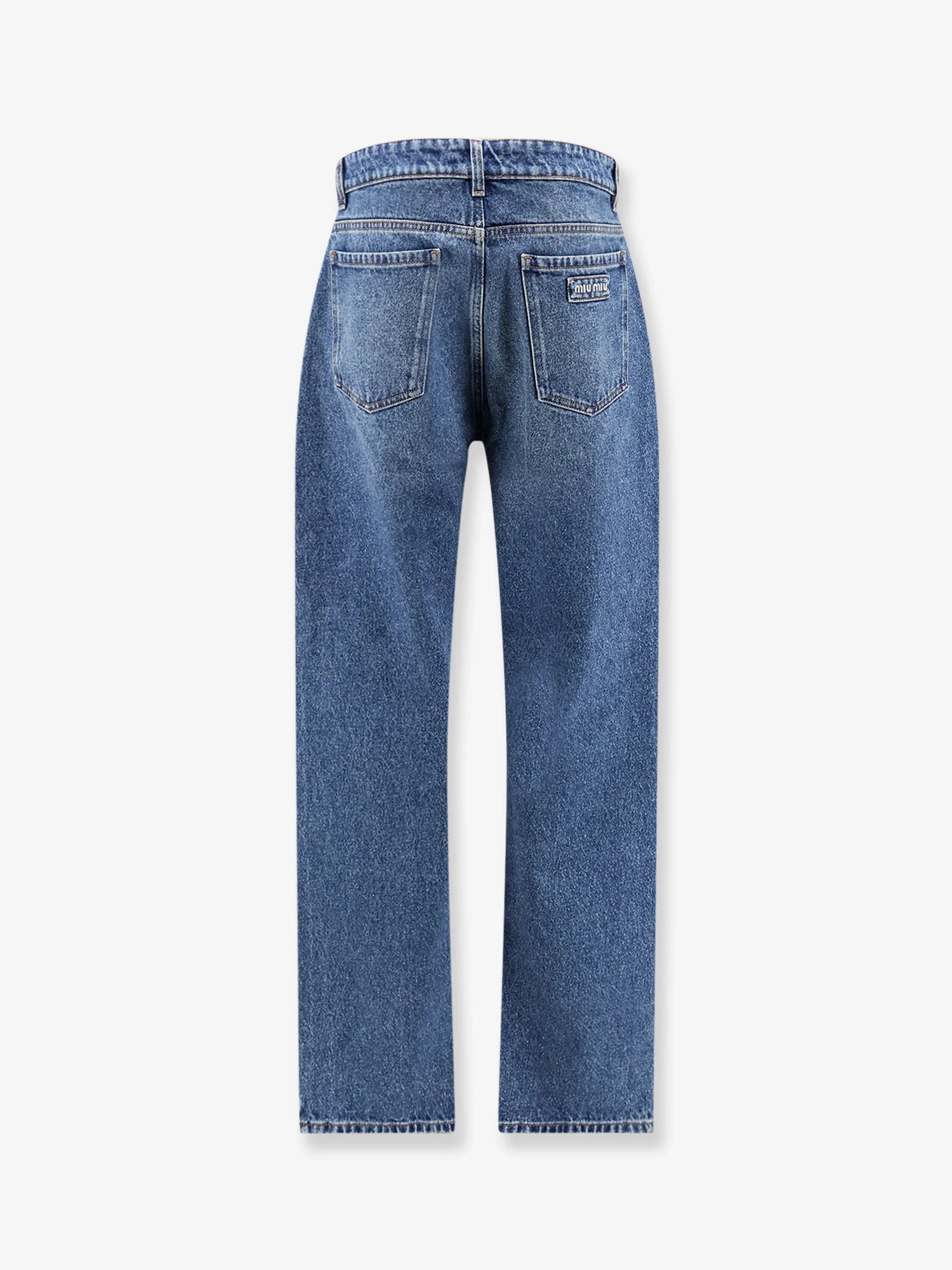 Blue denim jeans