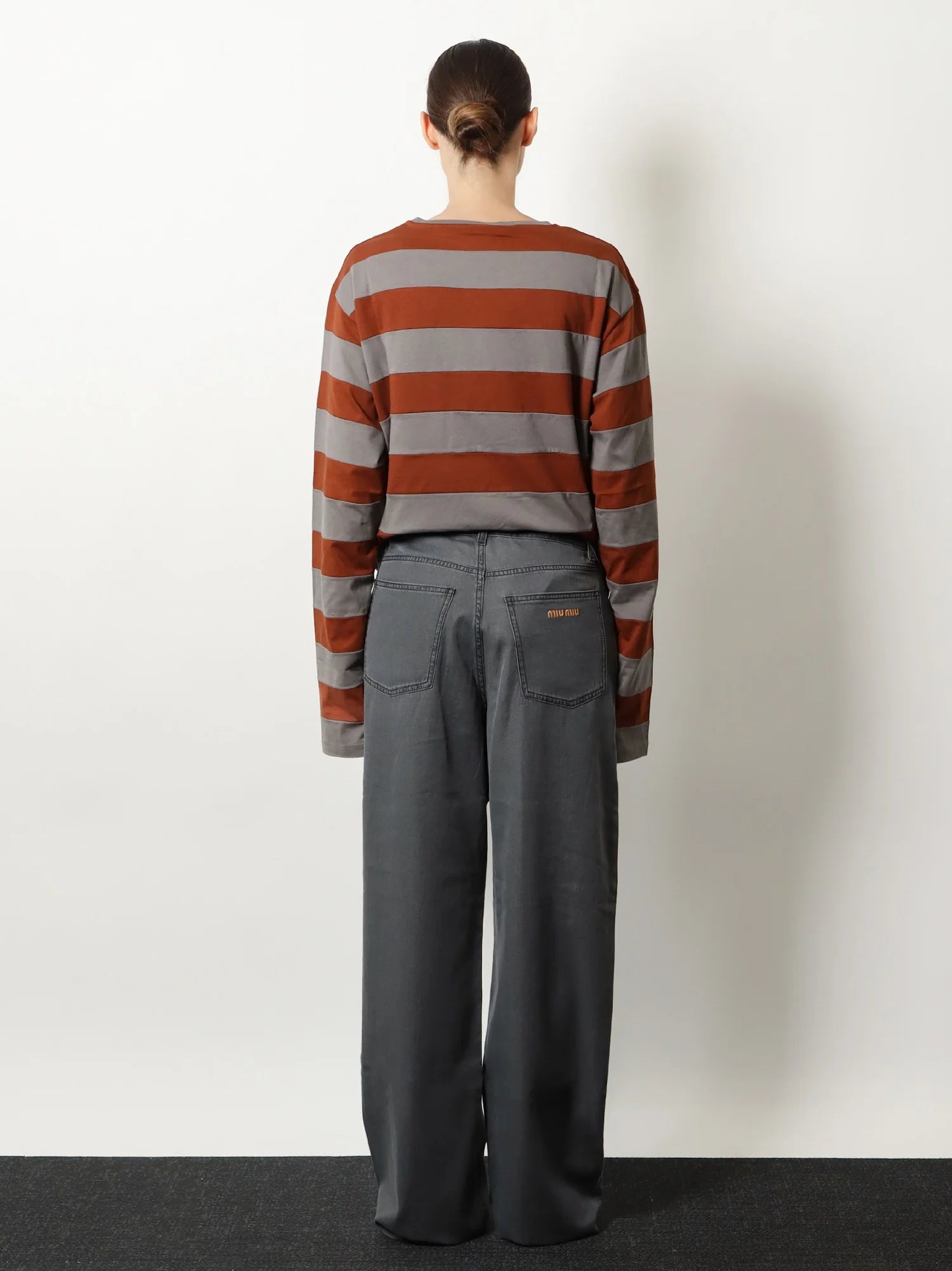 Grey Light Denim trousers