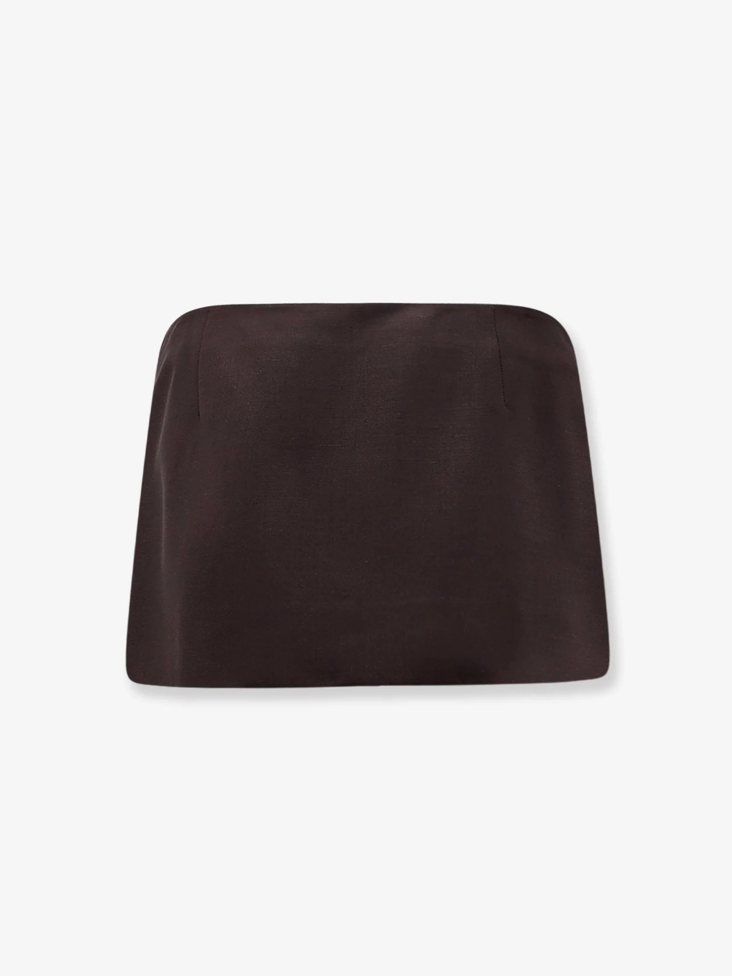 Mohair and virgin wool mini skirt