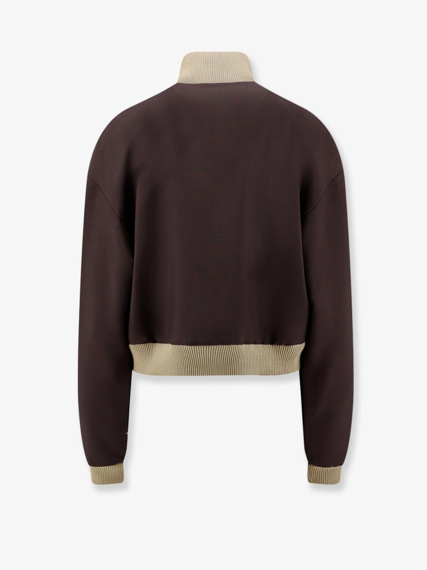 Mohair and virgin wool jacket