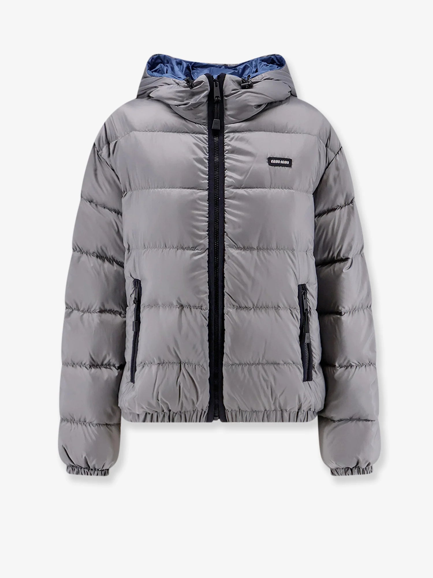 Recycled material down jacket
