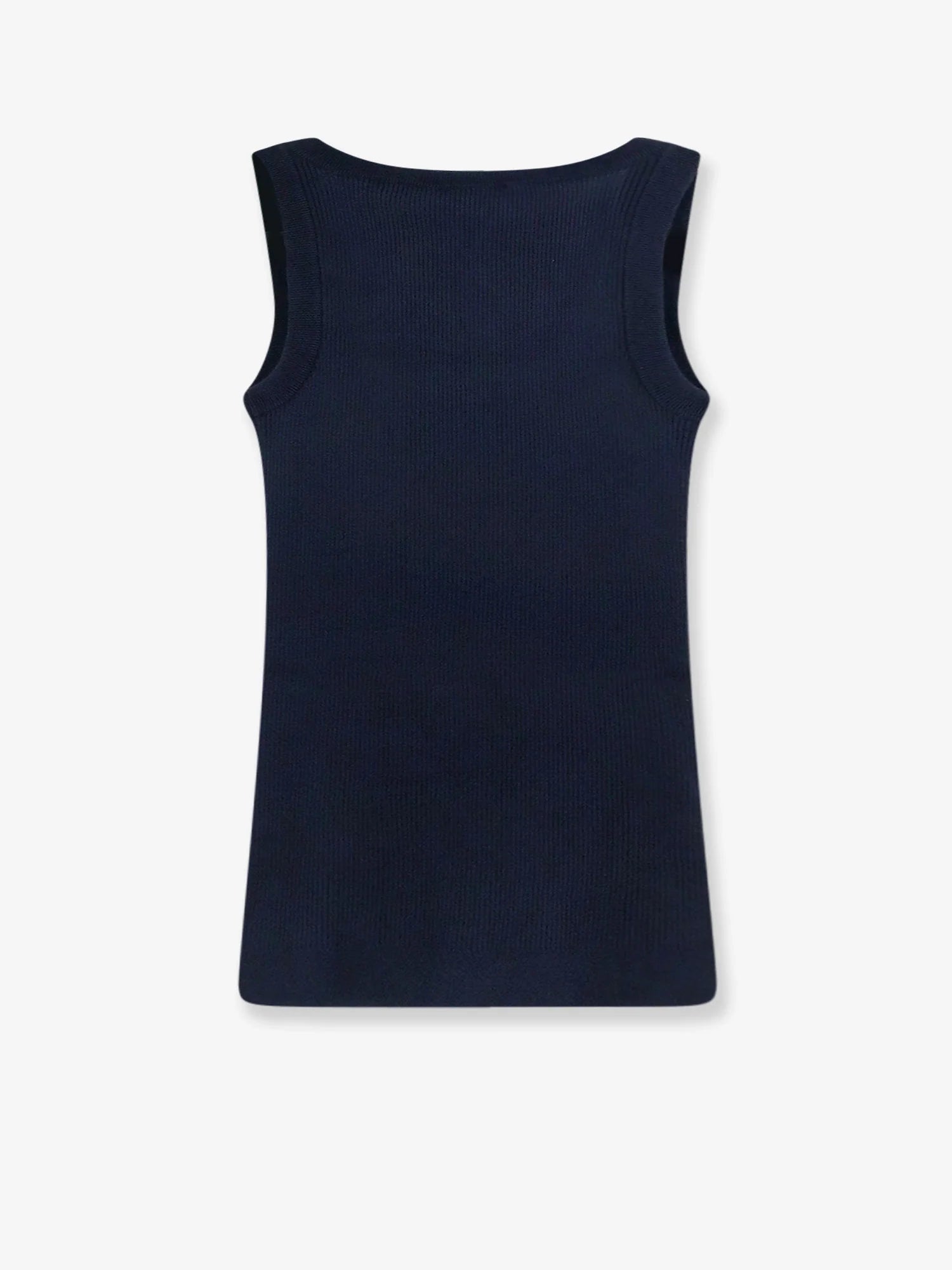 Ribbed cotton tank top