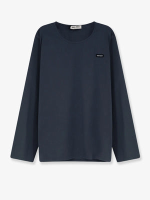Stretch poplin top