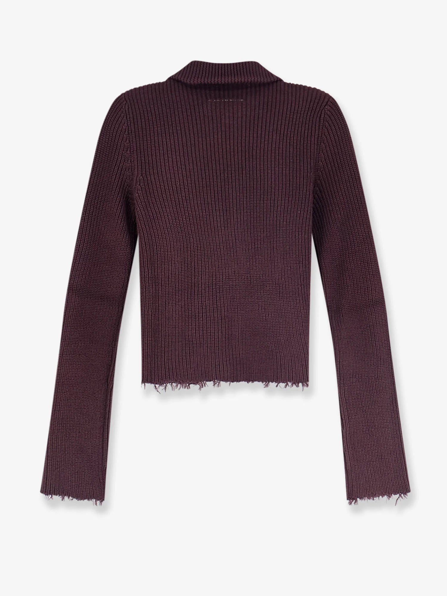 Ribbed cotton cardigan