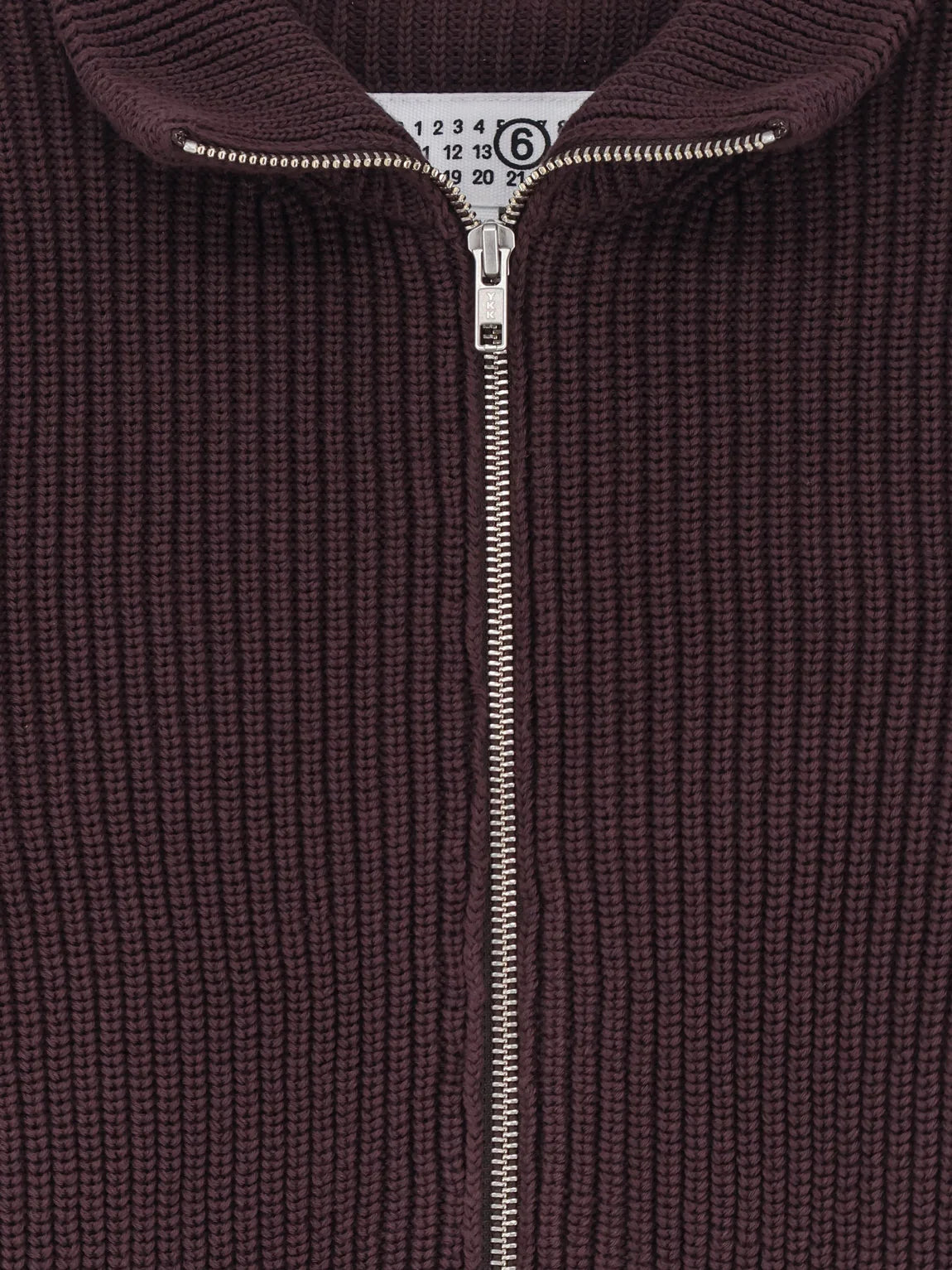 Ribbed cotton cardigan