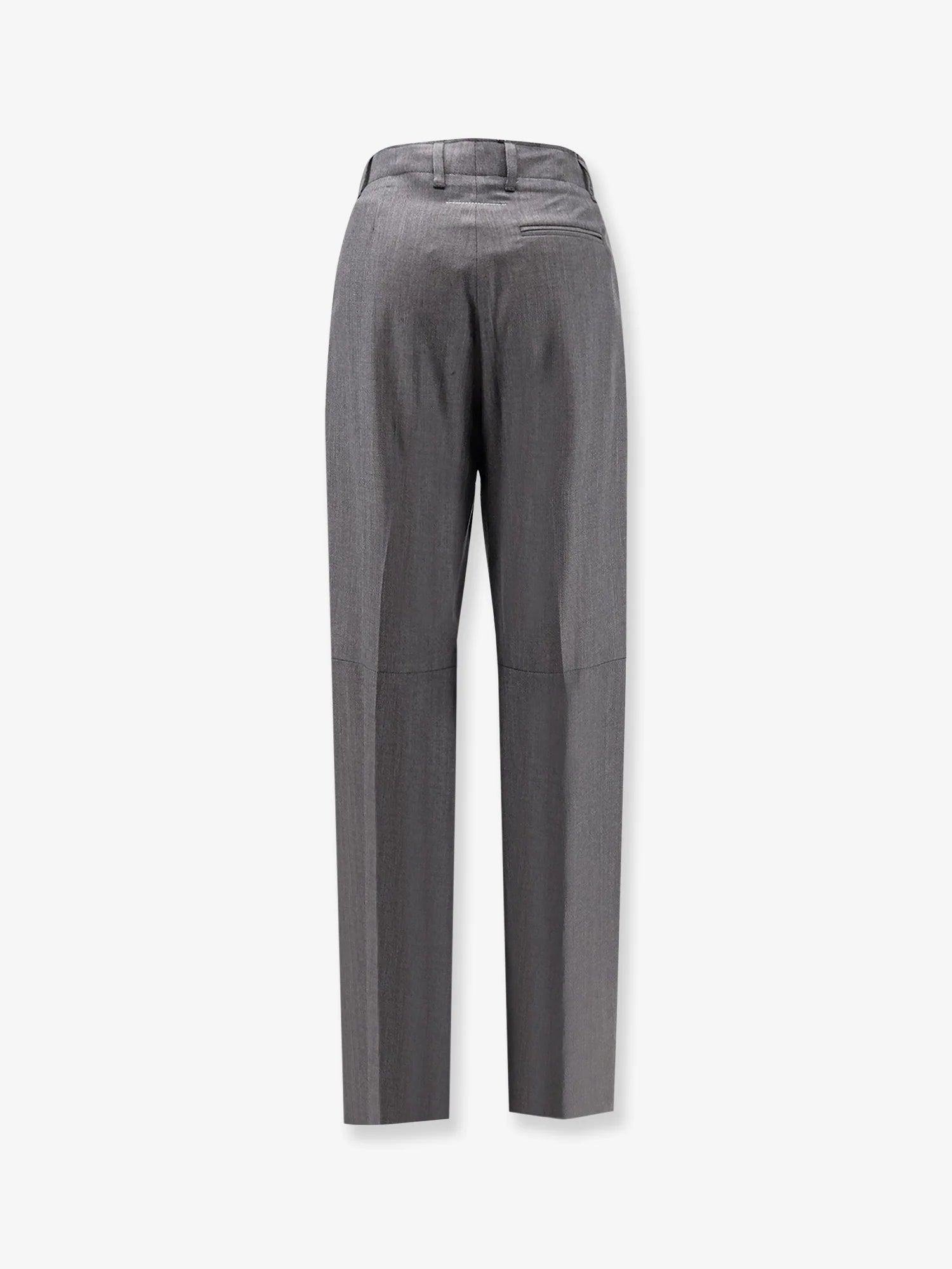 Virgin wool and cotton trousers