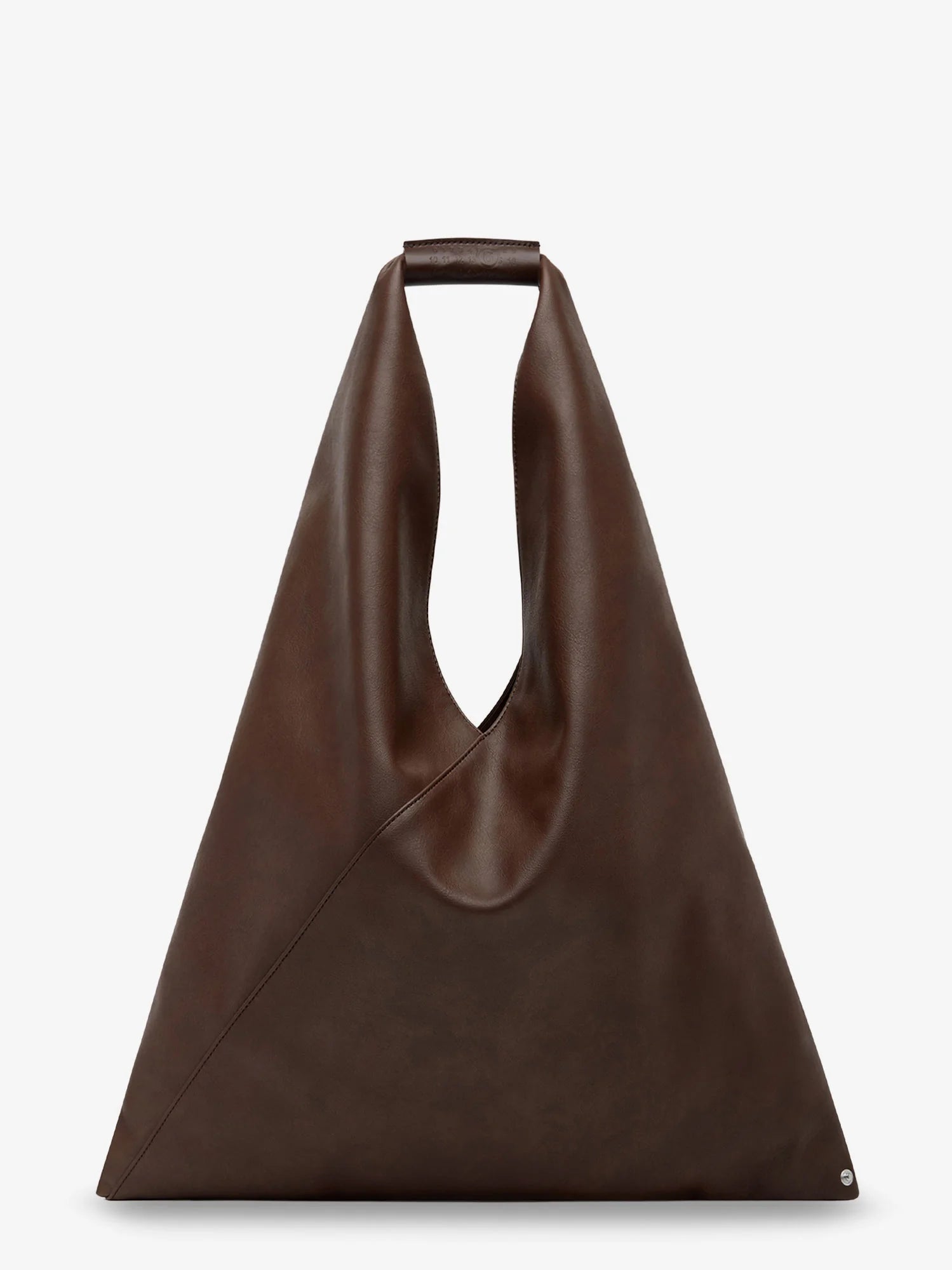 Japanese leather-effect fabric handbag