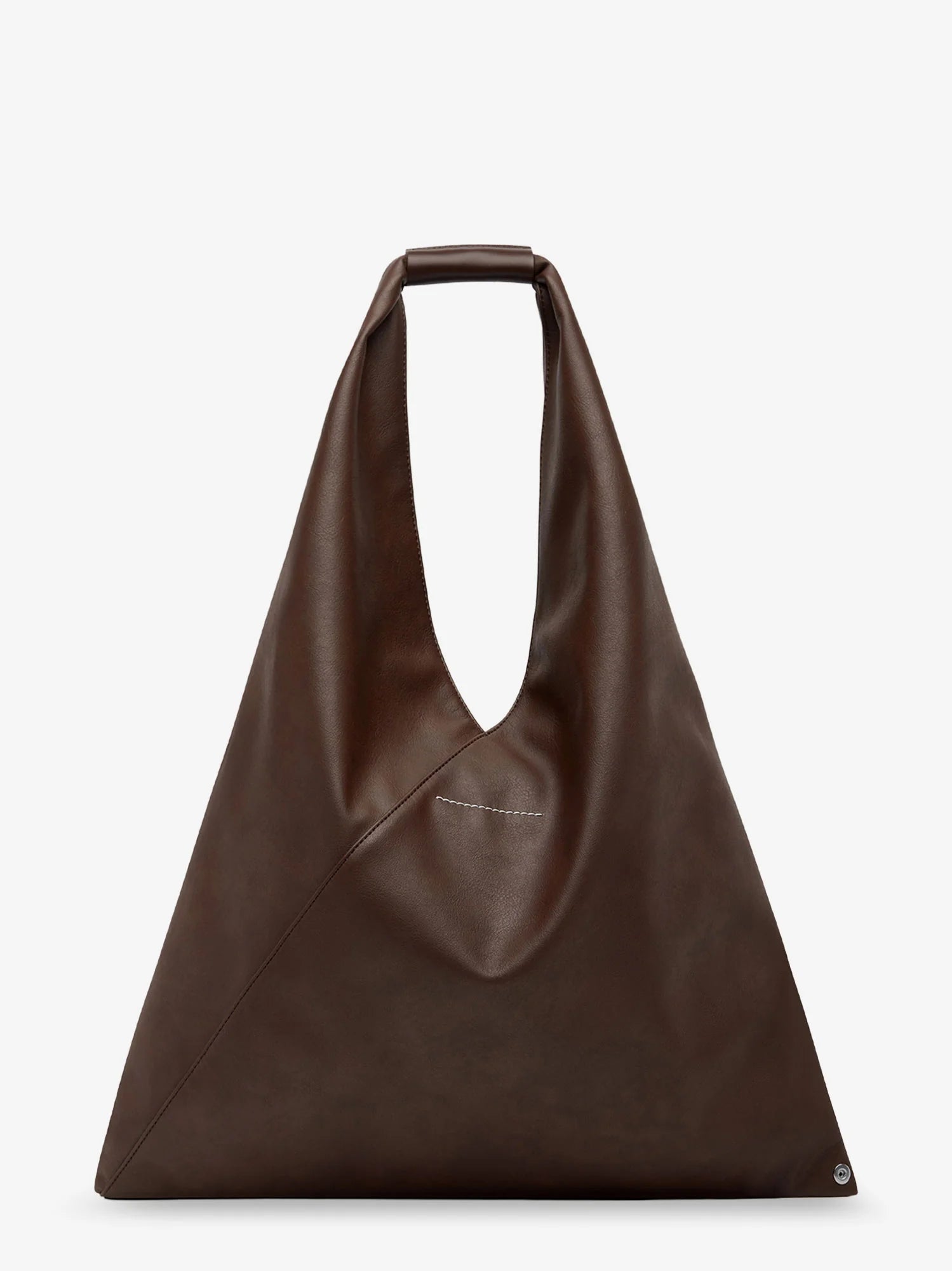 Japanese leather-effect fabric handbag