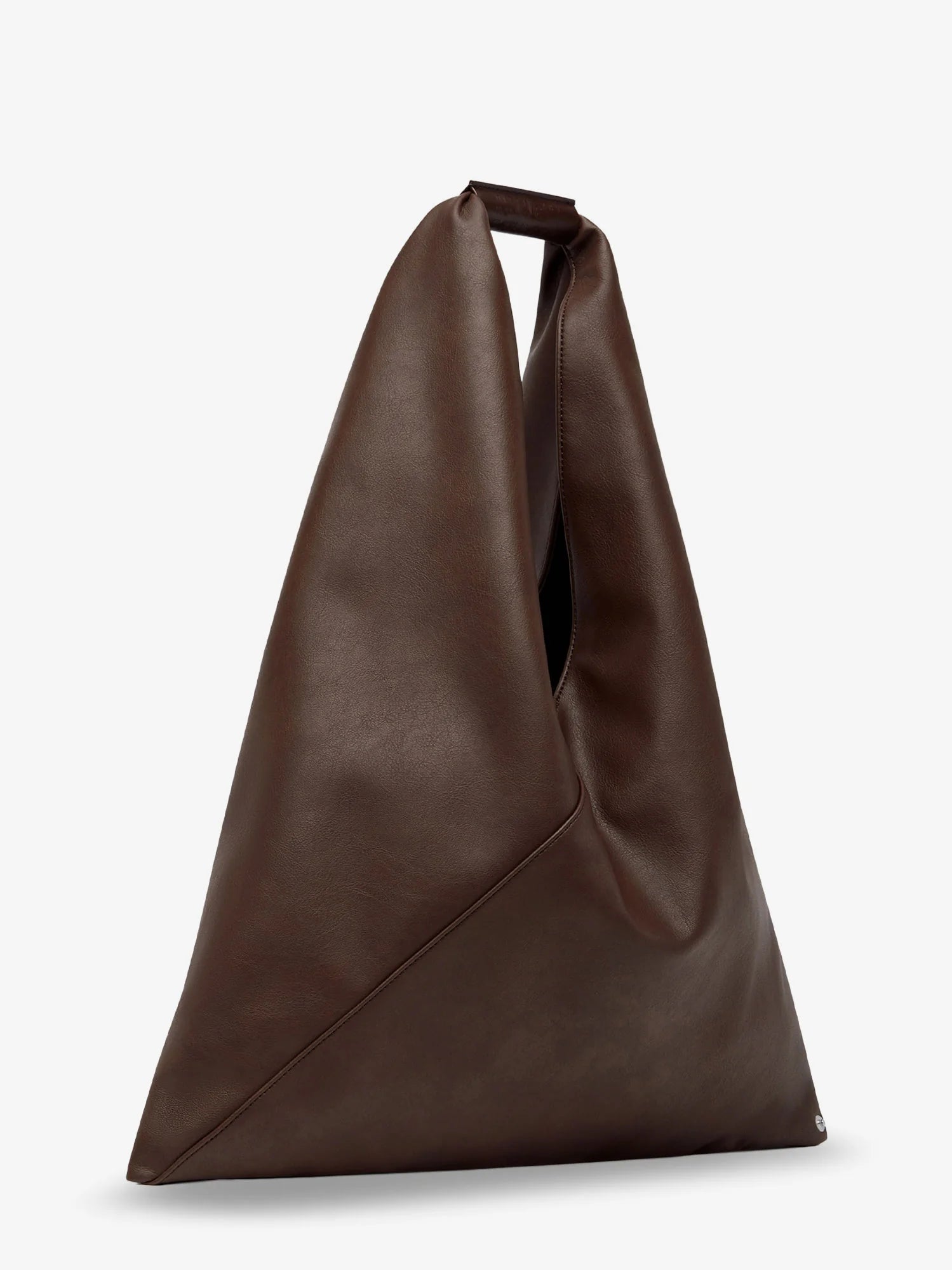 Japanese leather-effect fabric handbag