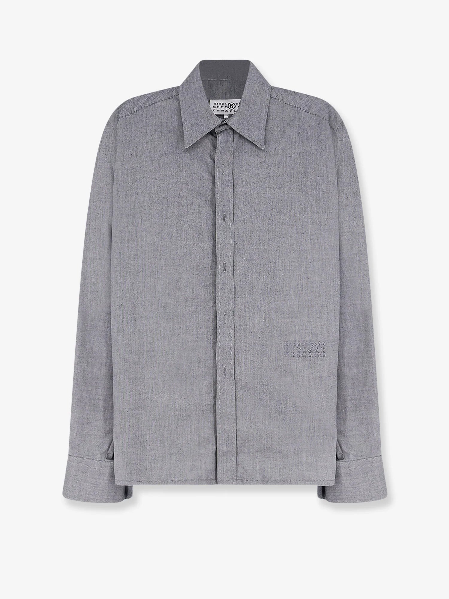 Cotton shirt with zip