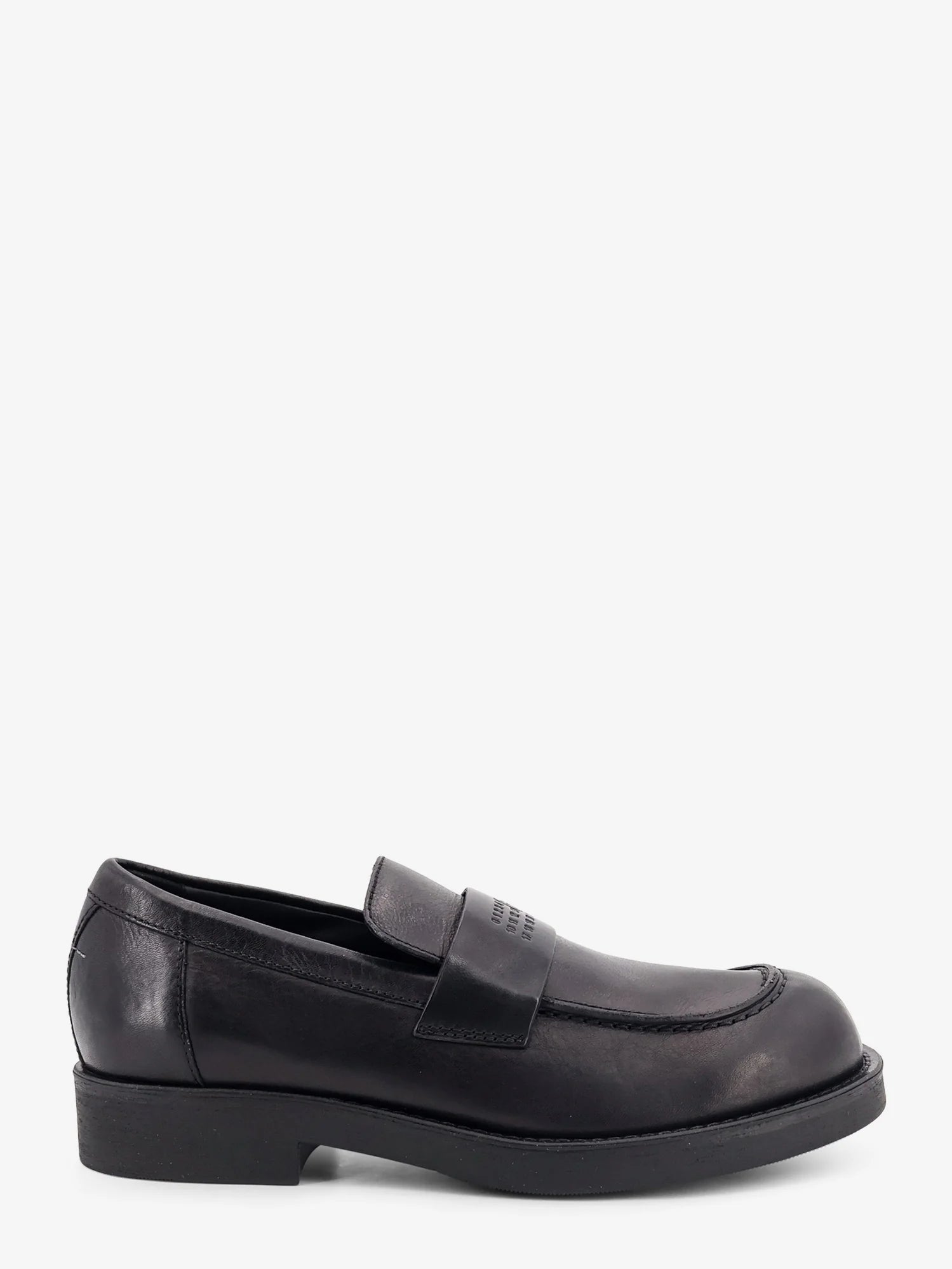 Leather loafers