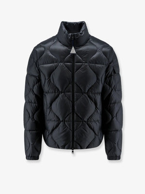 Asurel short down jacket with geometric stitching
