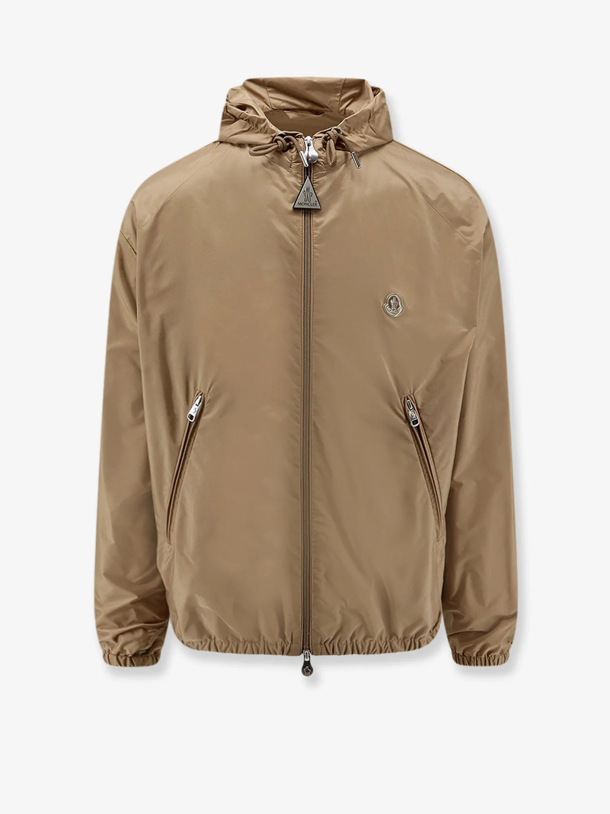 Nylon hooded jacket