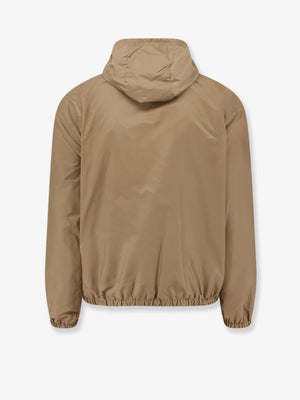 Nylon hooded jacket