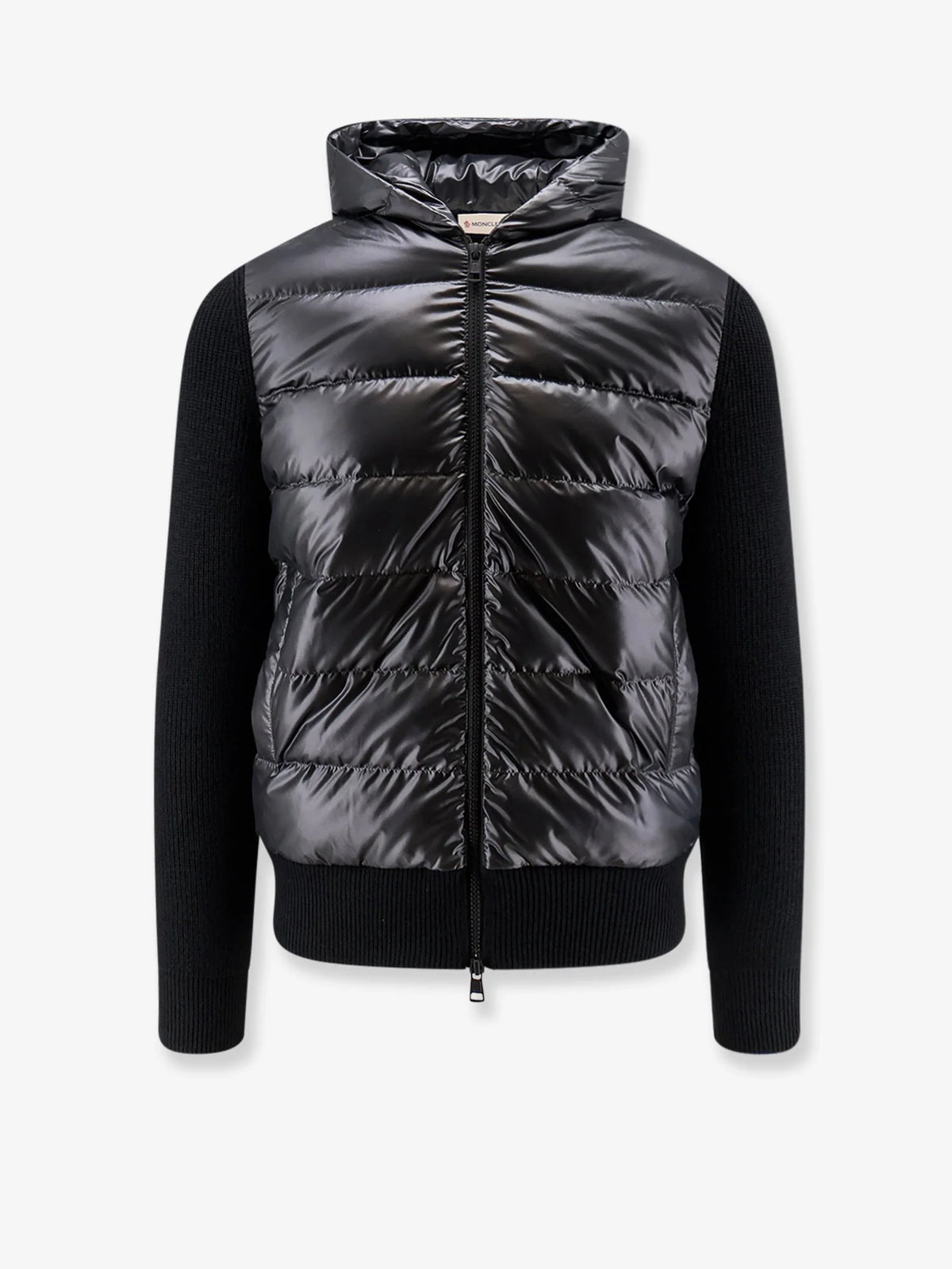 Down Jacket with virgin wool inserts