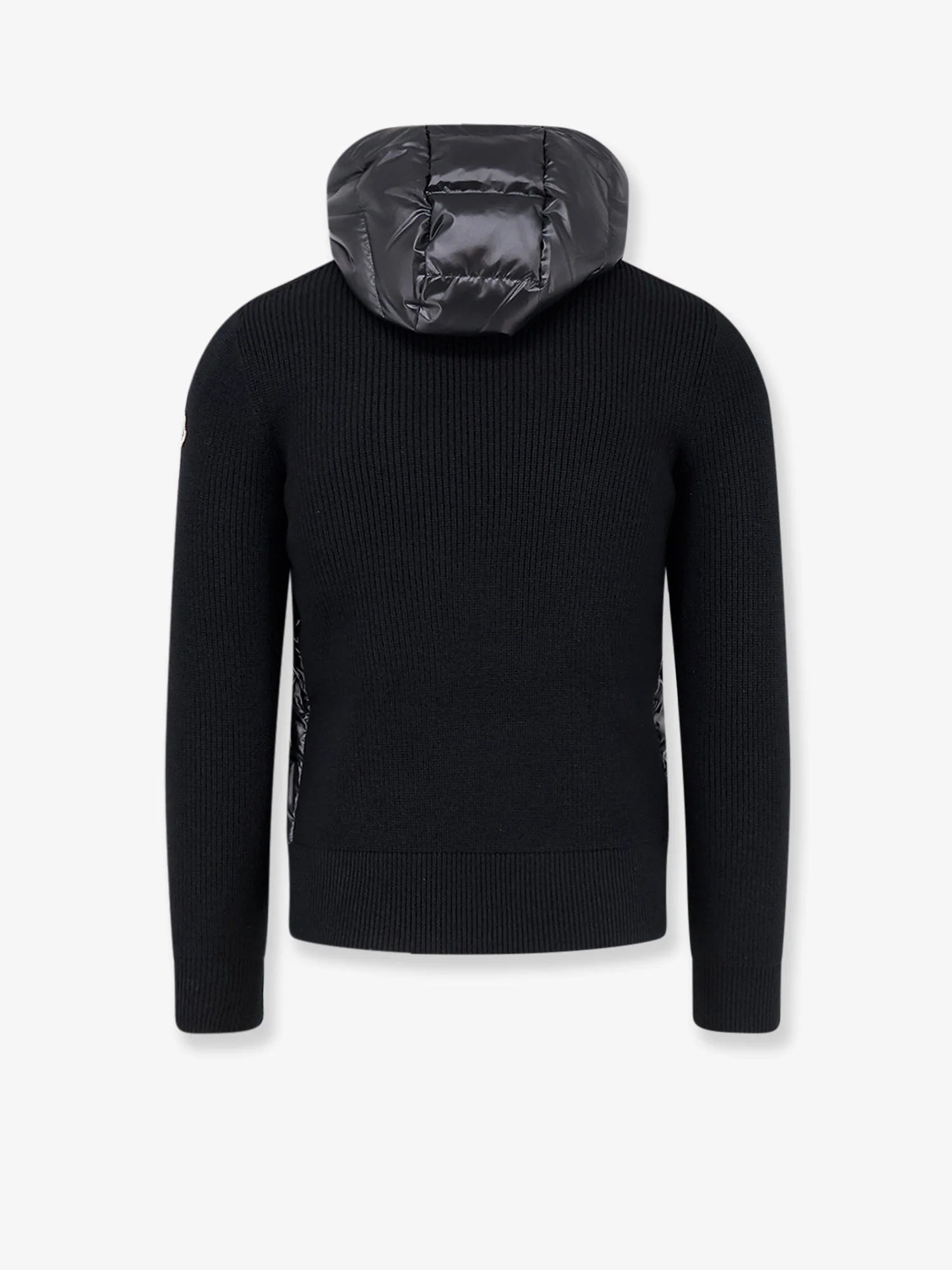 Down Jacket with virgin wool inserts