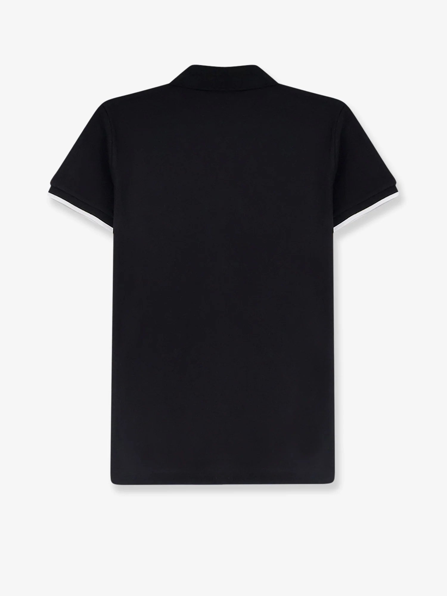 Cotton polo shirt with logo patch