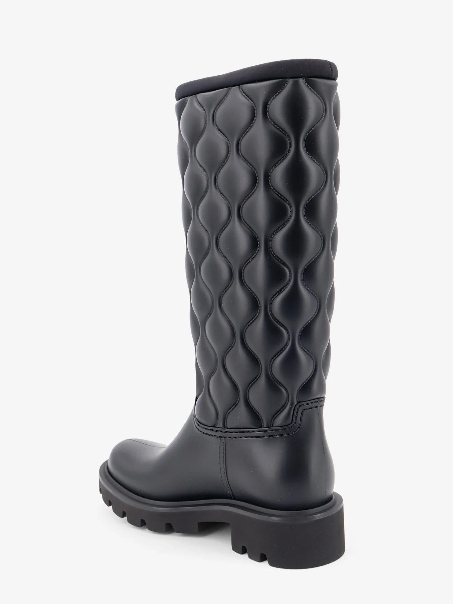 Kickstream Quilt PVC and neoprene rain boots