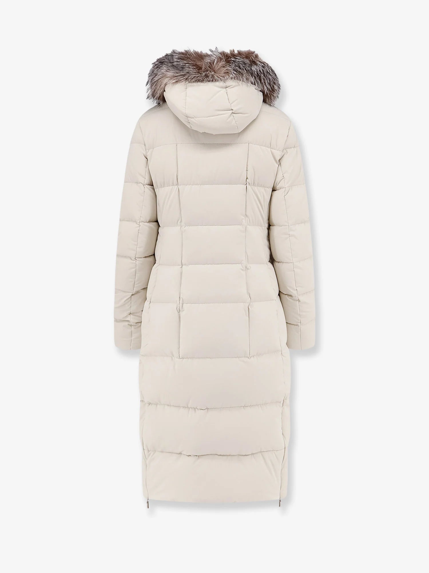 Zagar-Kn water-repellent stretch fabric long down coat