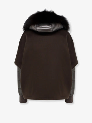 Pegaso a removable wool and cashmere blend down jacket