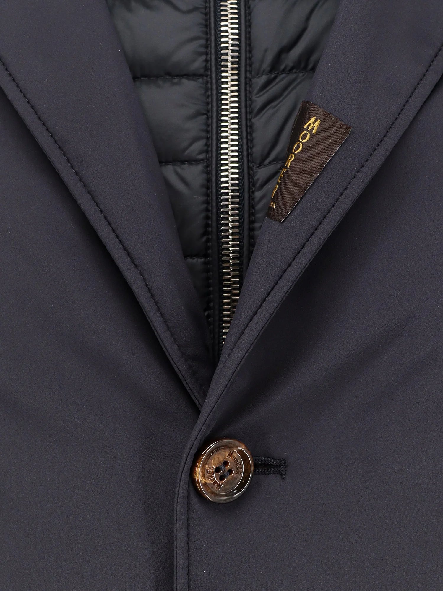 Redon-Skt padded nylon long jacket