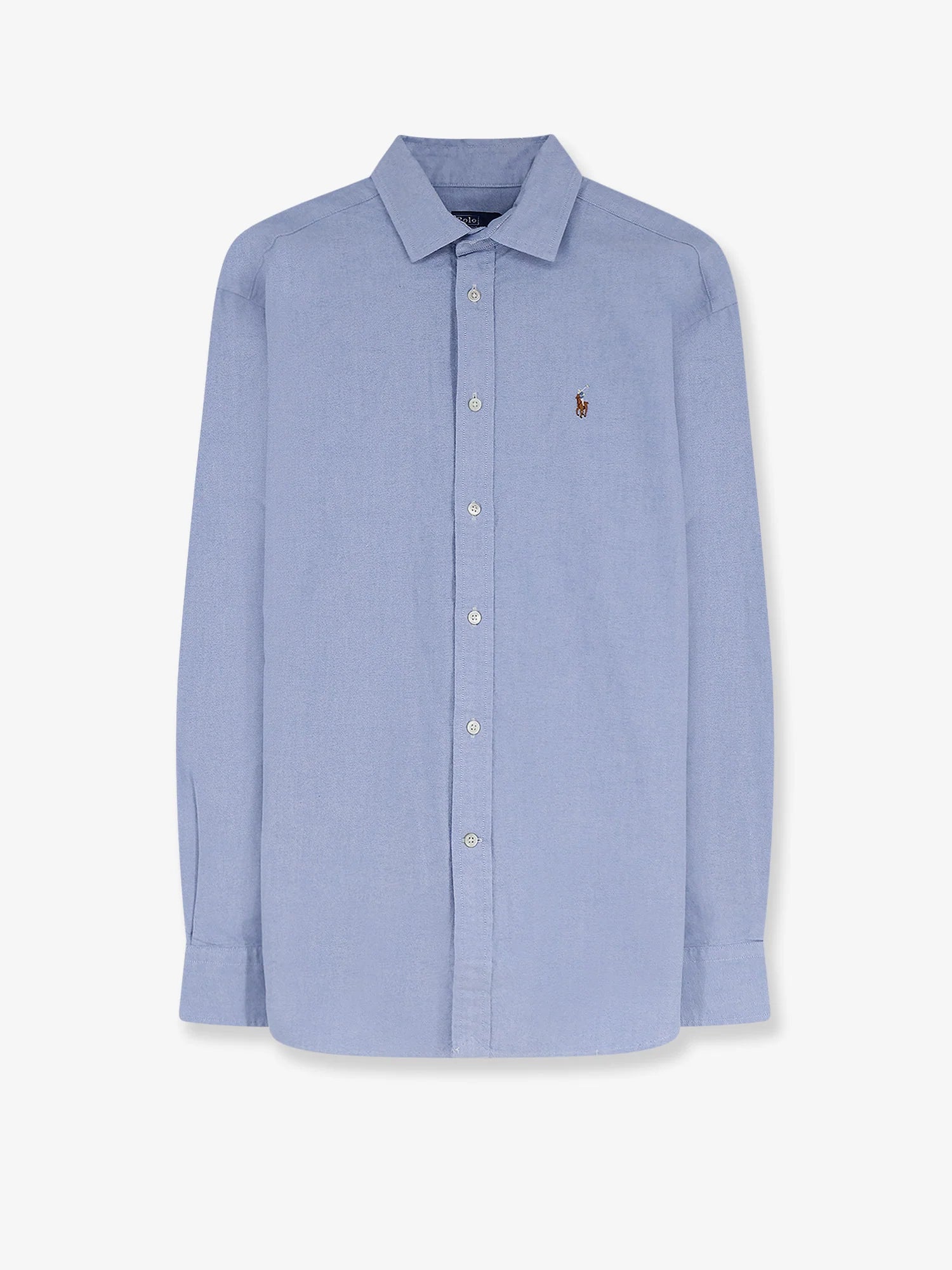 Cotton shirt with front logo