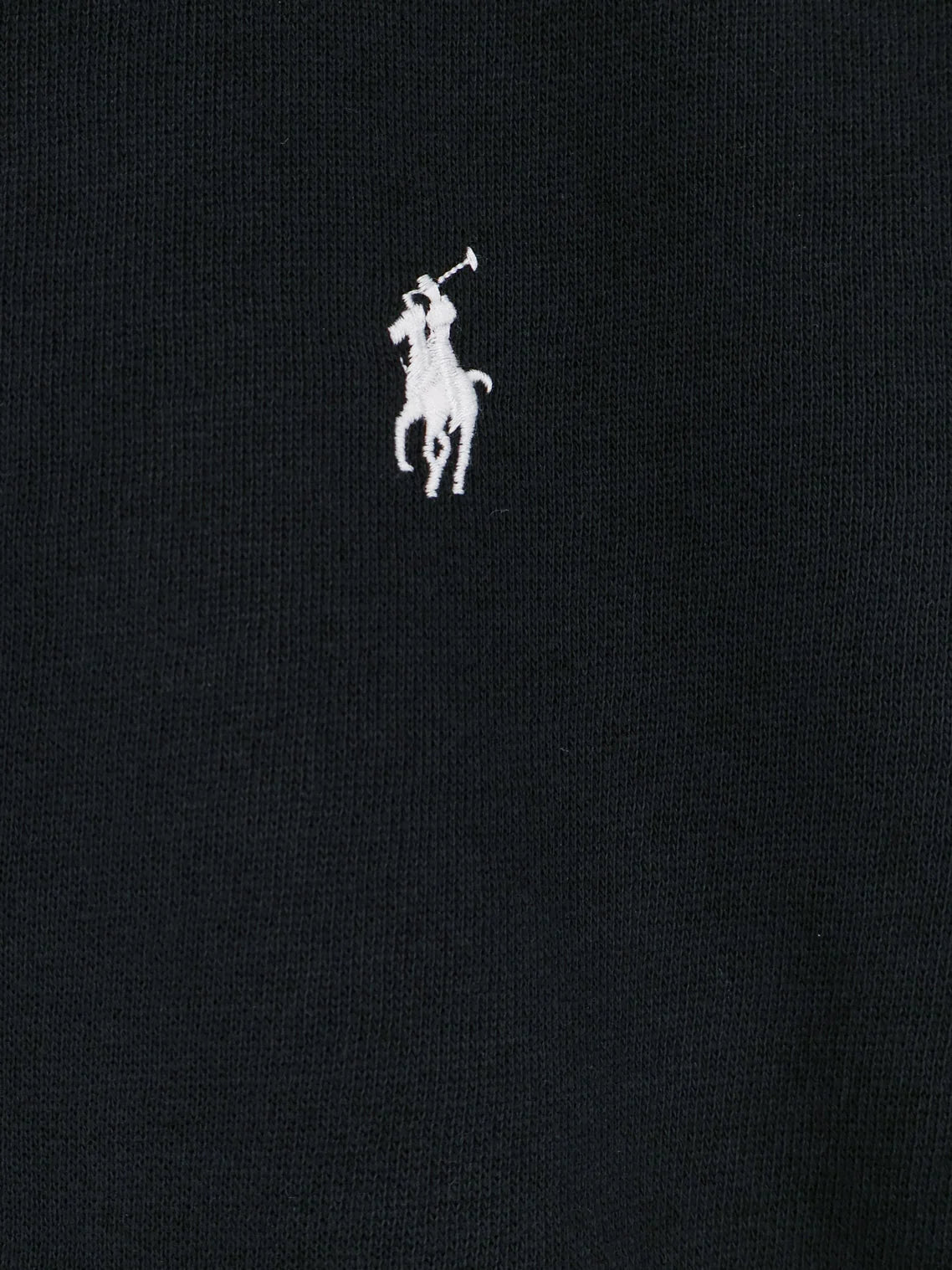 Cotton blend sweatshirt with embroidered logo on the front