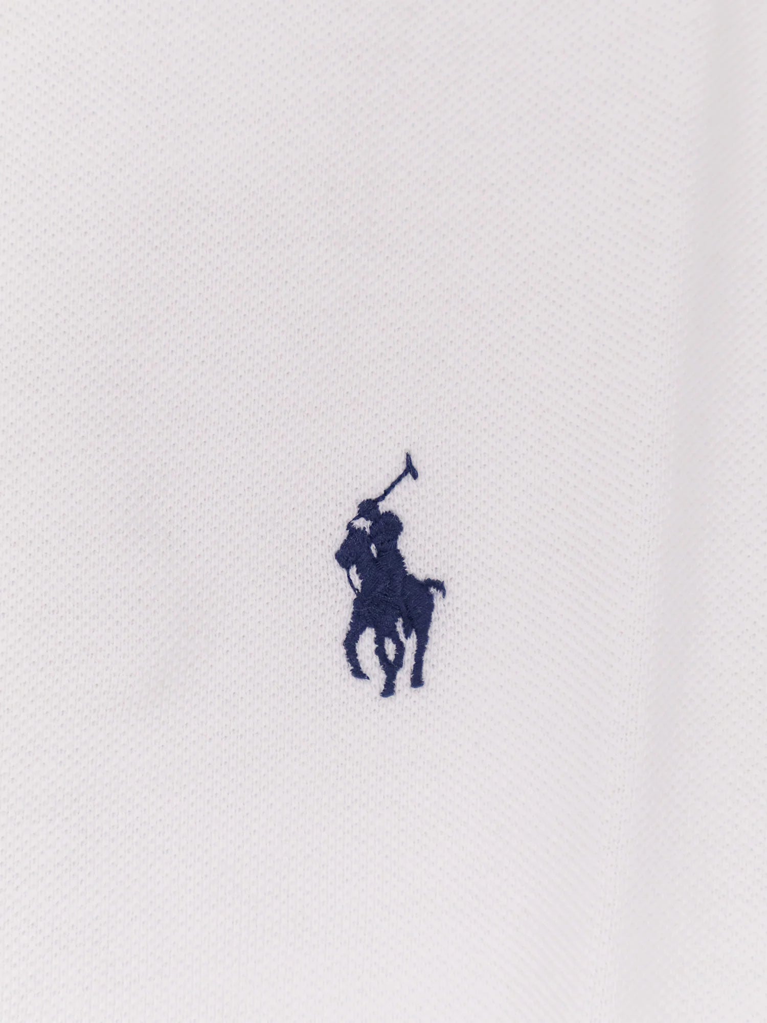 Cotton polo shirt with contrasting profiles