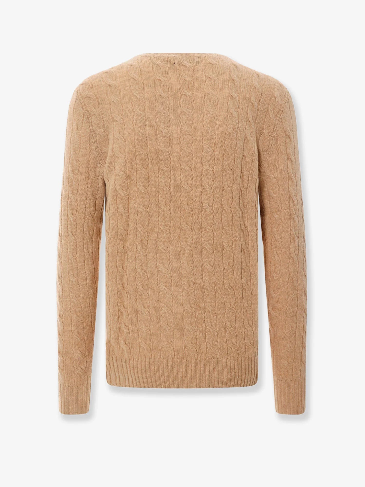 Wool and cashmere cable knit sweater
