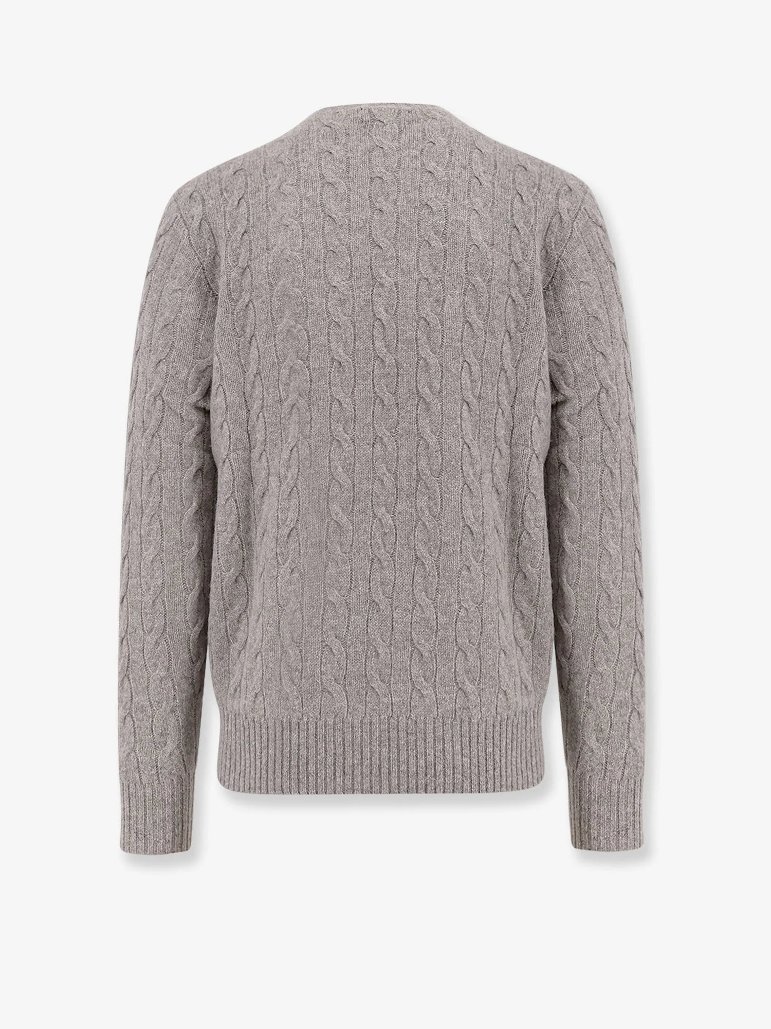 Wool and cashmere cable knit sweater