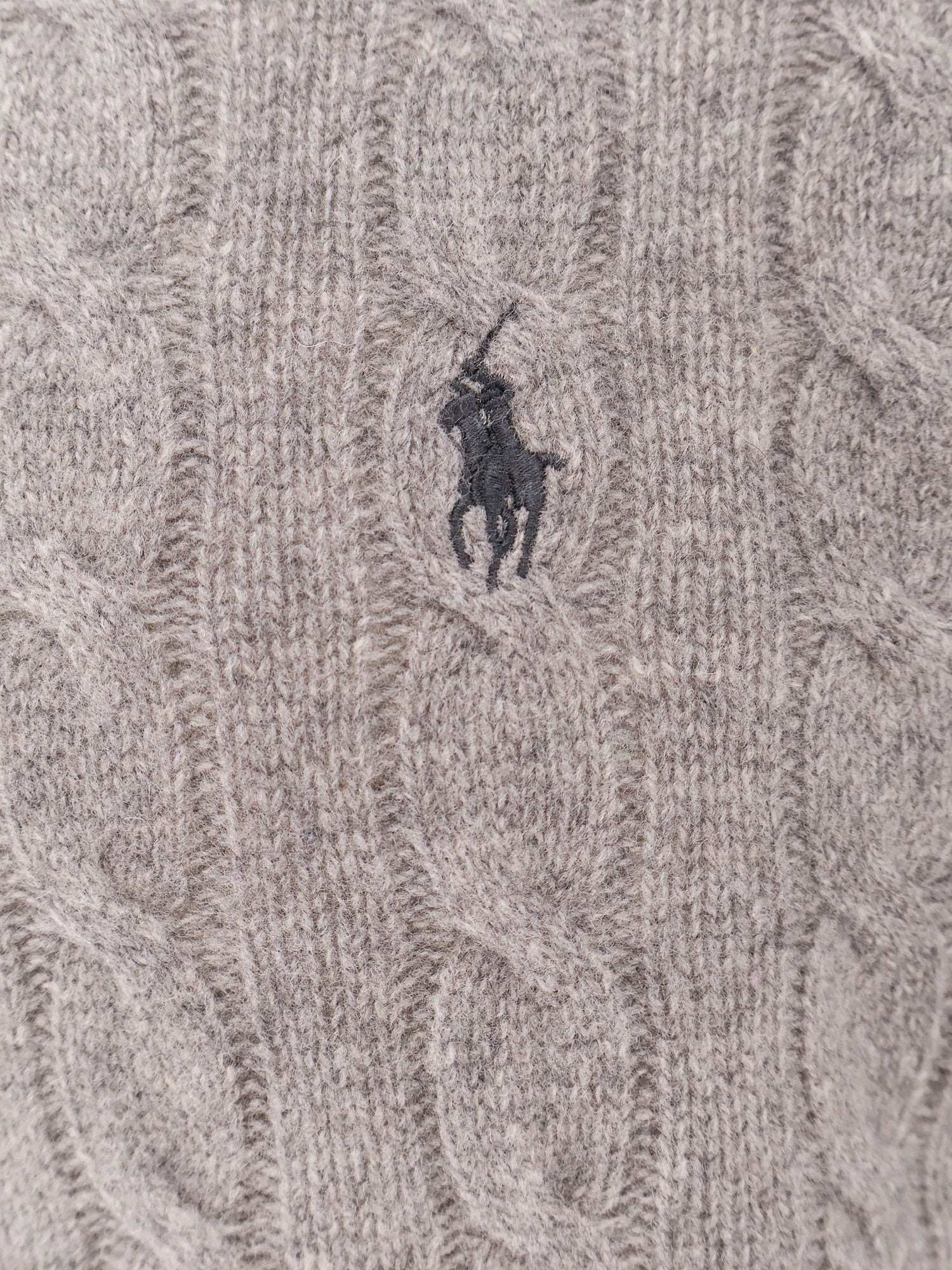 Wool and cashmere cable knit sweater