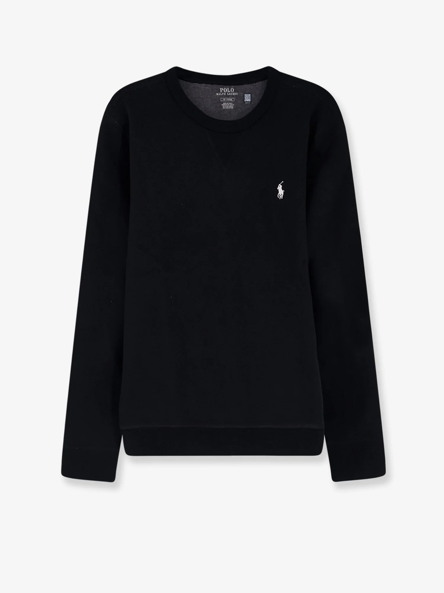 Cotton blend sweatshirt with front embroidered logo
