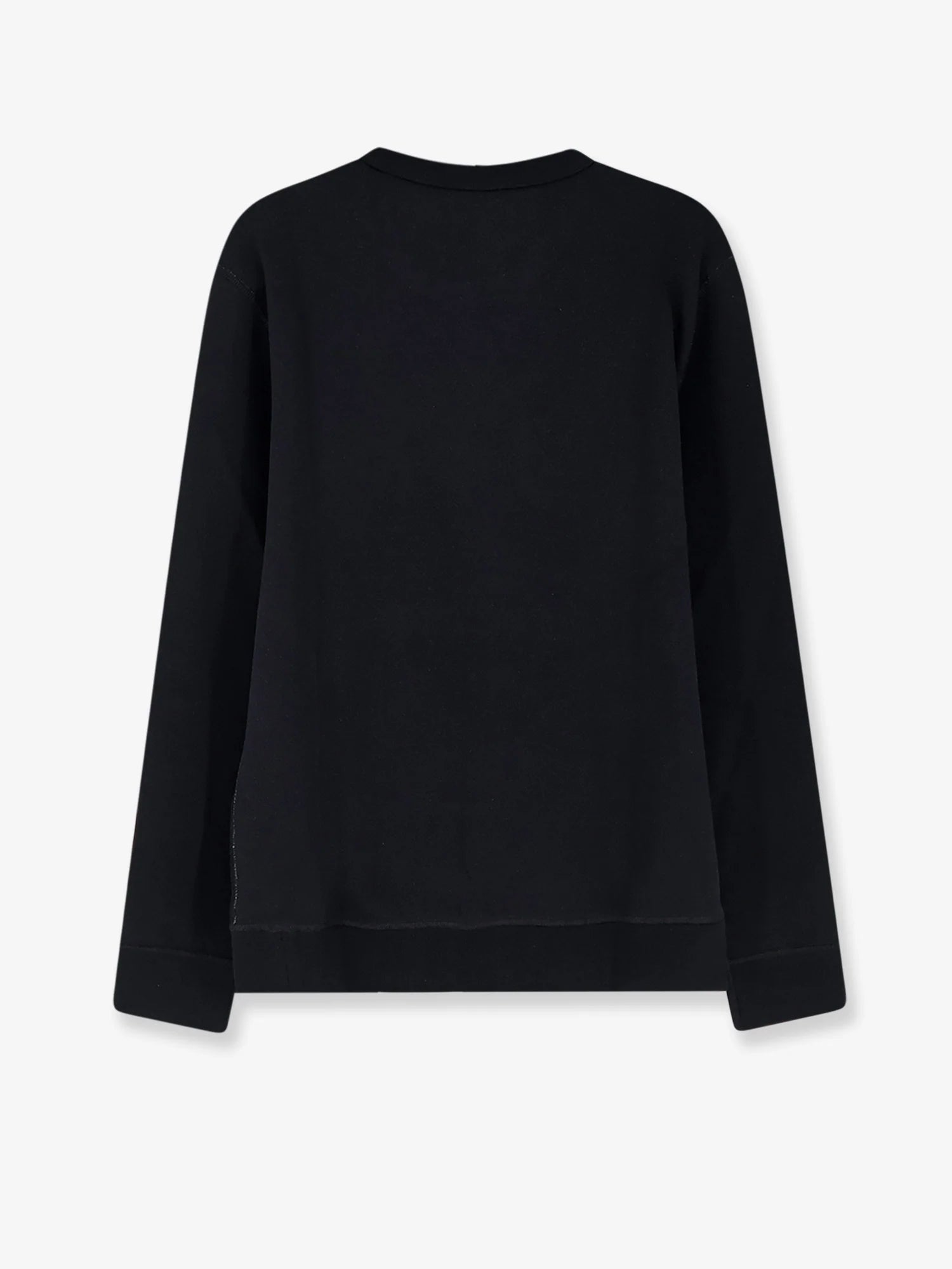 Cotton blend sweatshirt with front embroidered logo