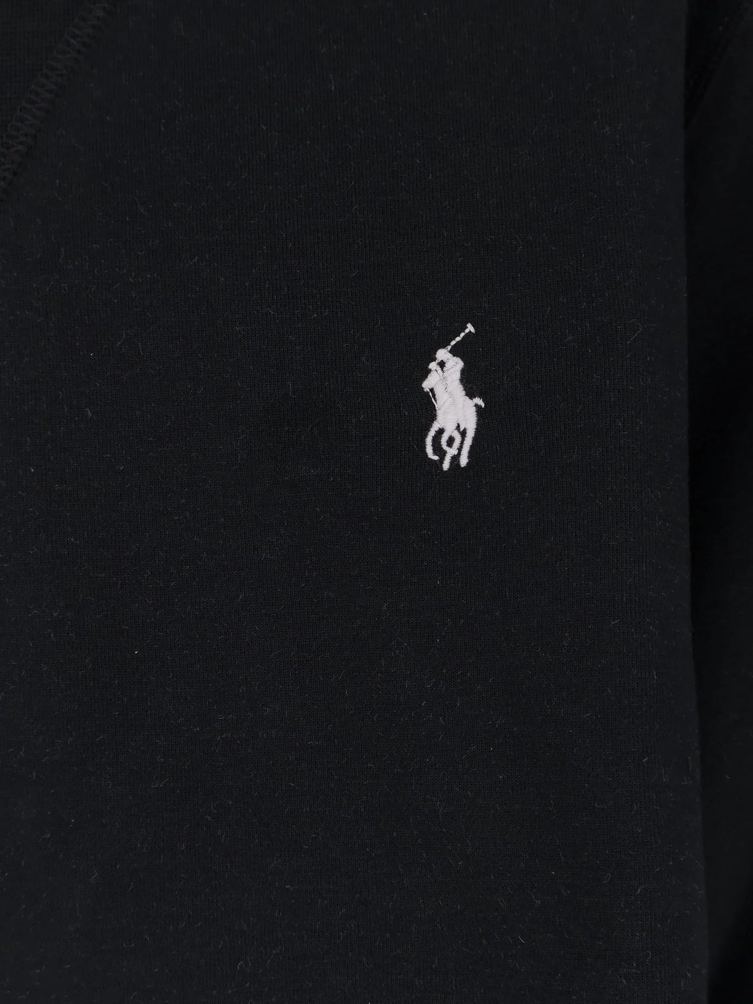 Cotton blend sweatshirt with front embroidered logo