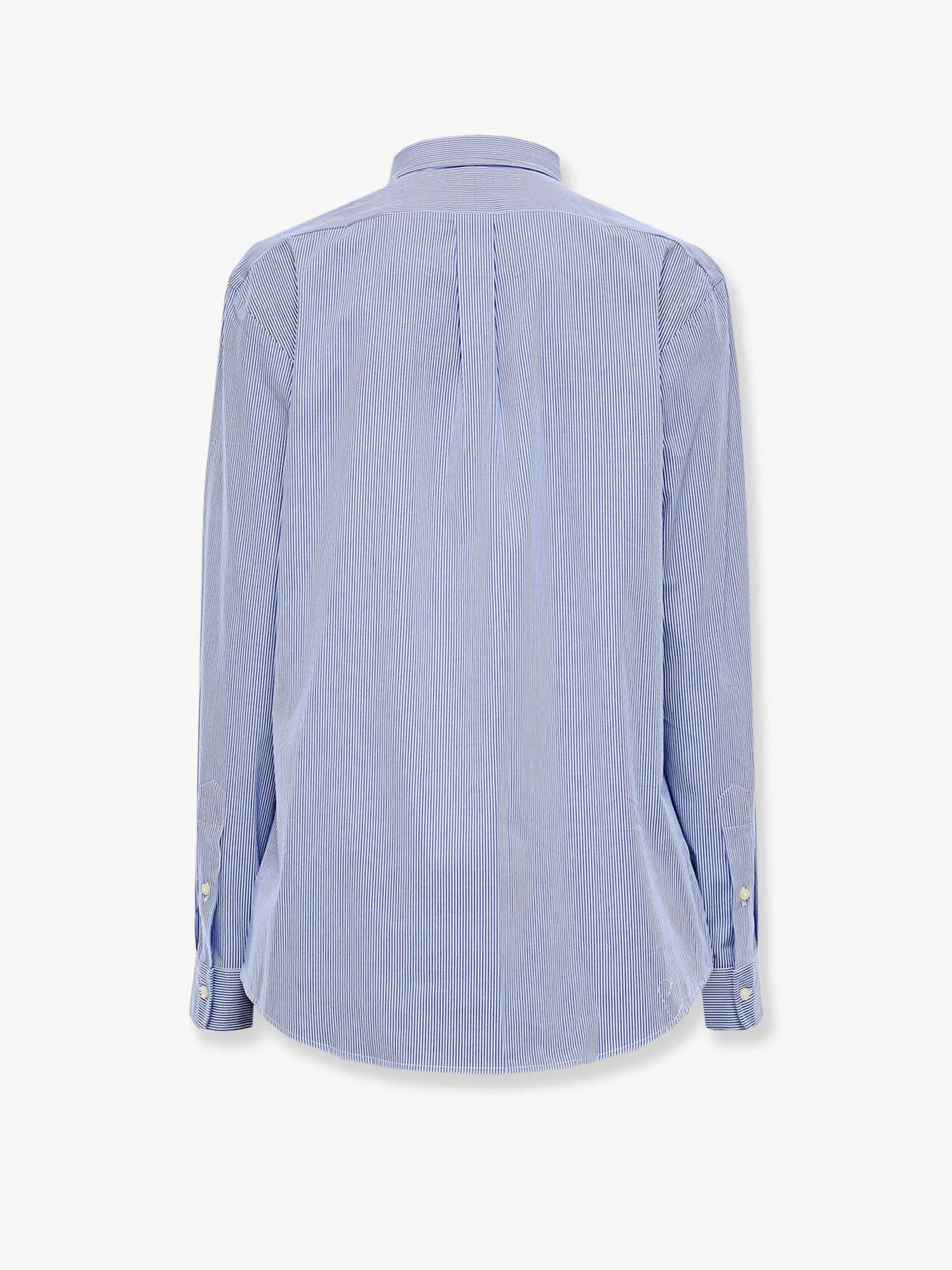 Striped stretch cotton shirt