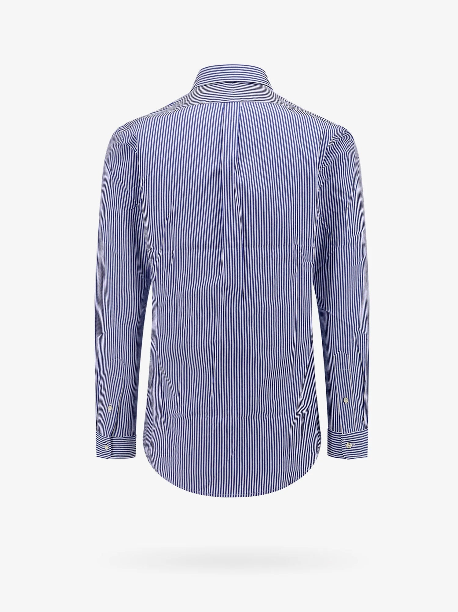 Striped stretch cotton shirt