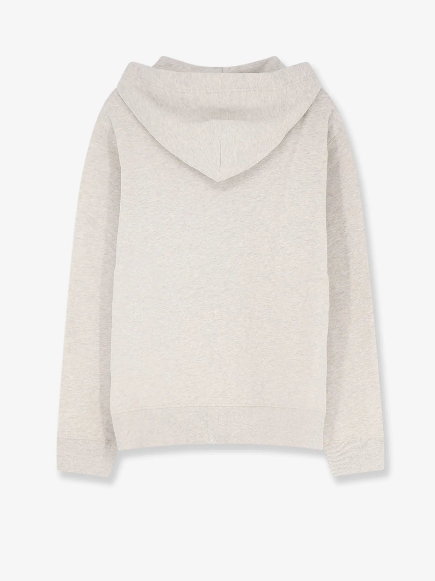 Cotton blend sweatshirt with hood