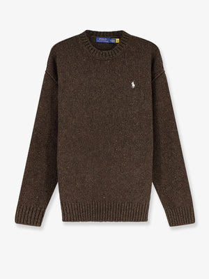Melange wool blend sweater