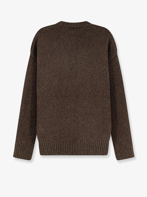 Melange wool blend sweater