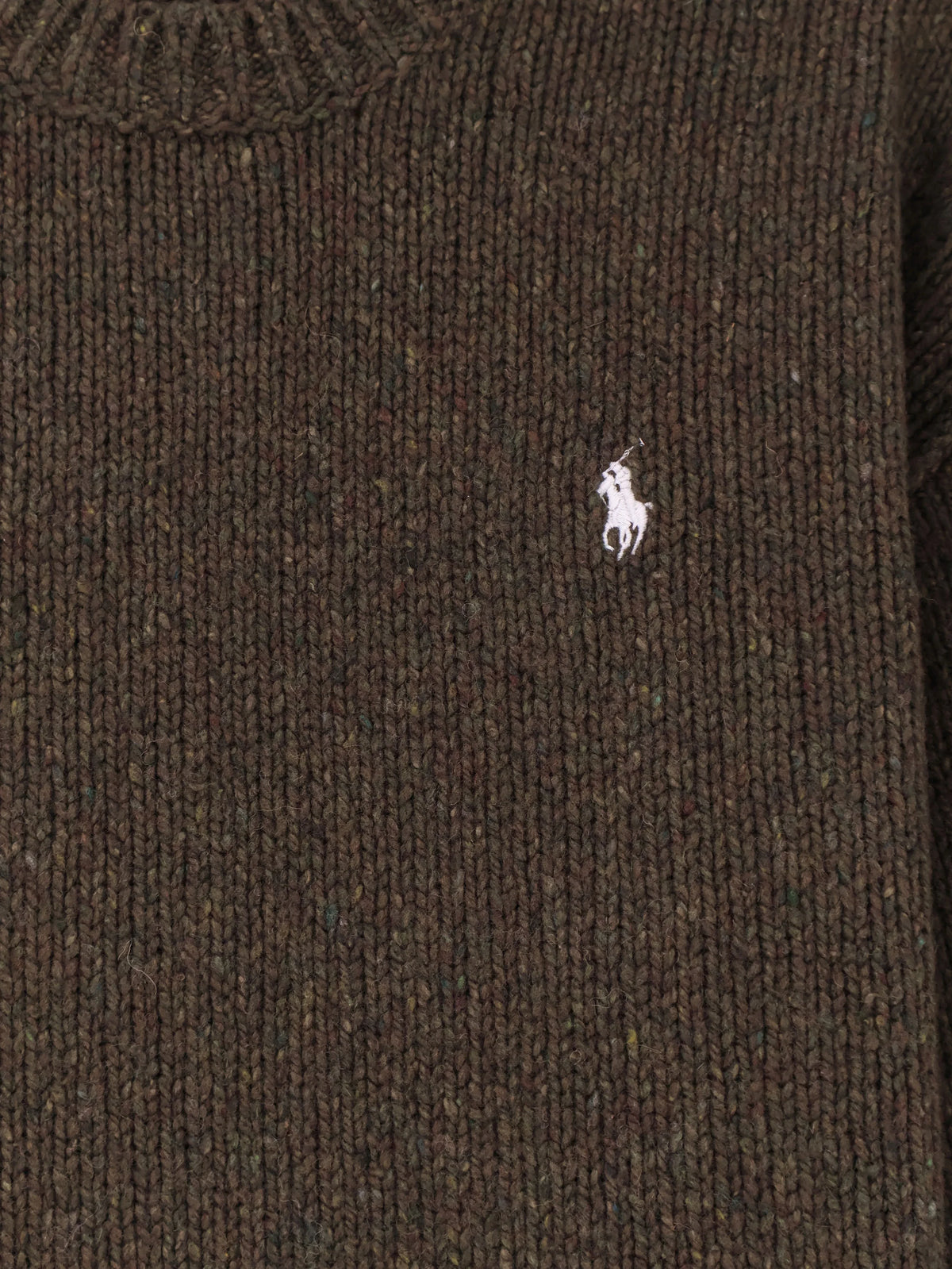 Melange wool blend sweater