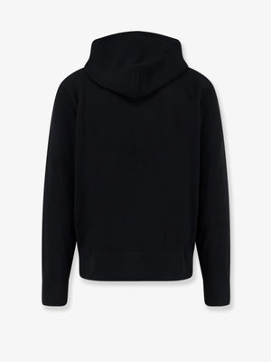 Hooded cotton blend sweatshirt