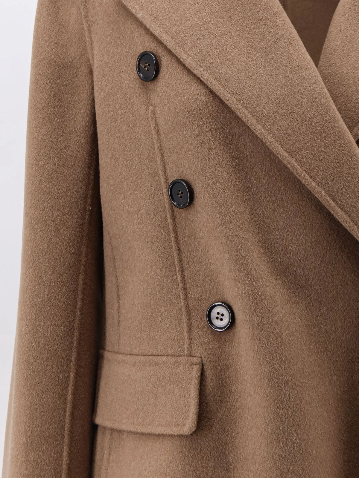 Smmrita virgin wool peacoat