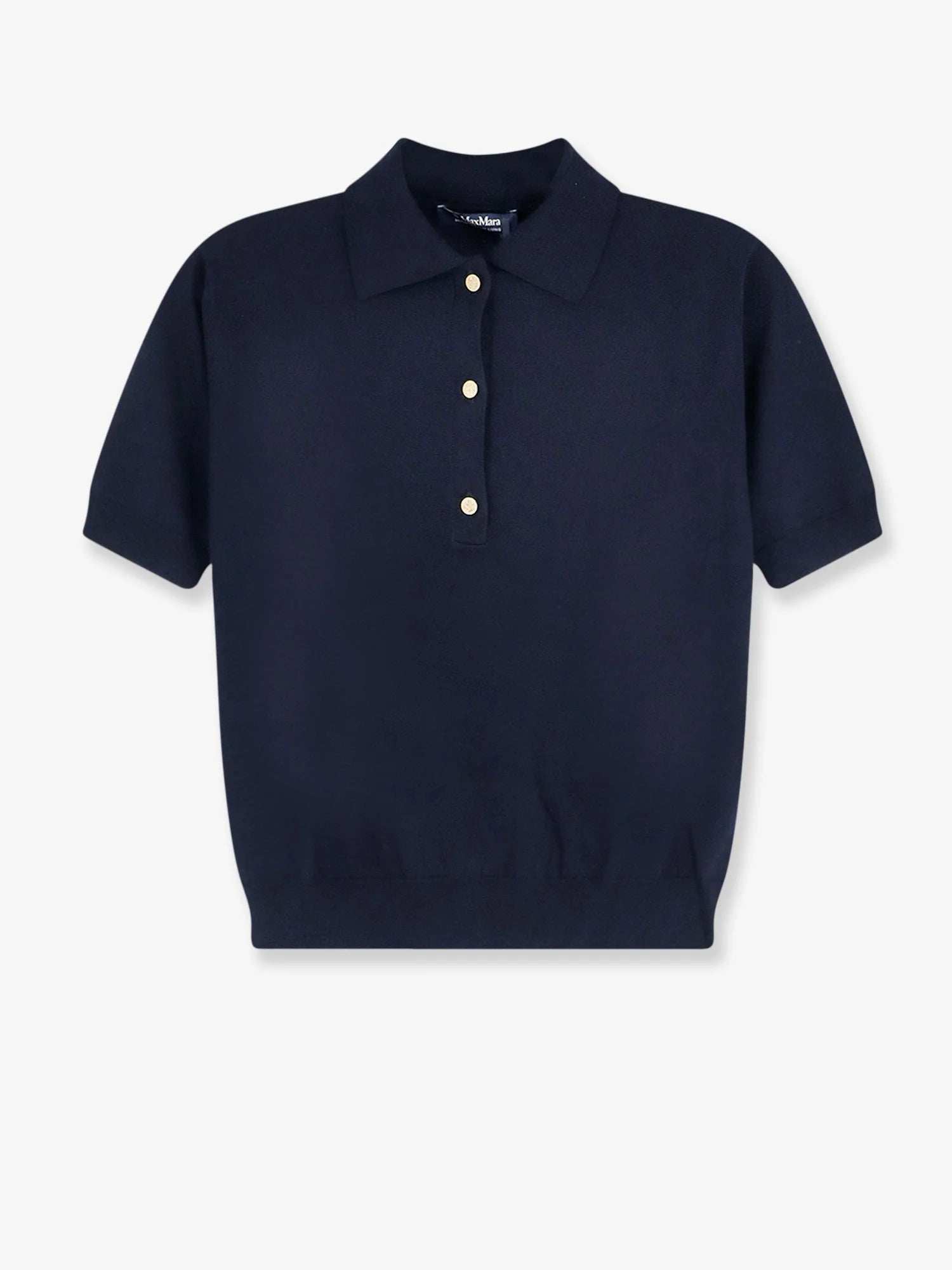 Smmpomposa cotton, silk and cashmere polo shirt