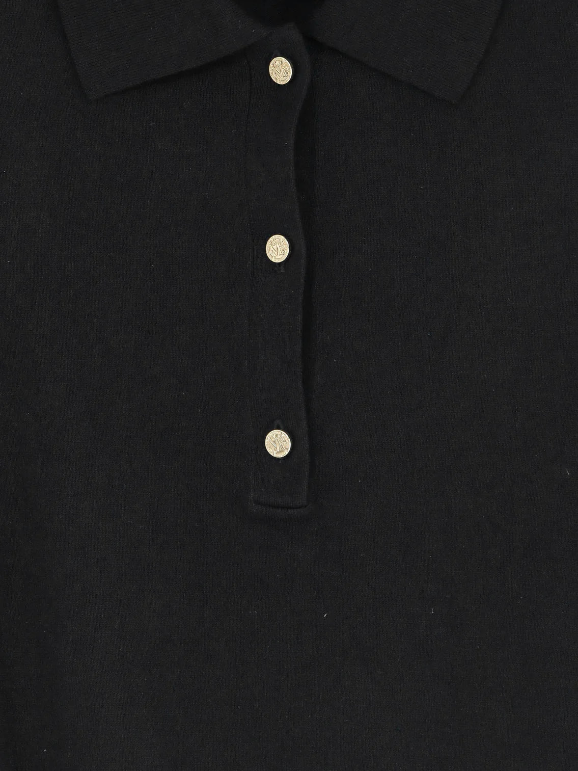 Smmpomposa cotton, silk and cashmere polo shirt