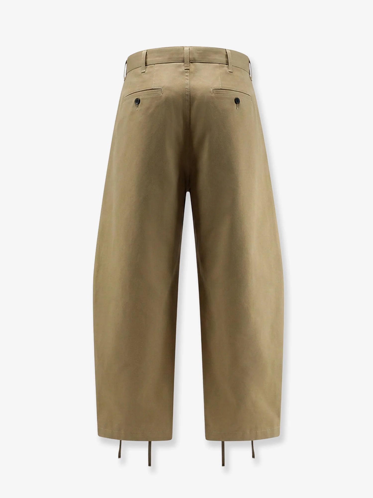 Cotton trousers with belt